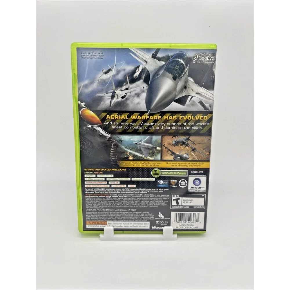 Tom Clancy's H.A.W.X 2 (Microsoft Xbox 360, 2010) - CIB Complete - Tested